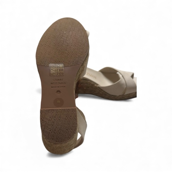 Stuart Weitzman Cream Wedge Sandals - never worn - Picture 7 of 7